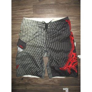Fox Racing Board Shorts Mens 31 Swim Trunks Surfing